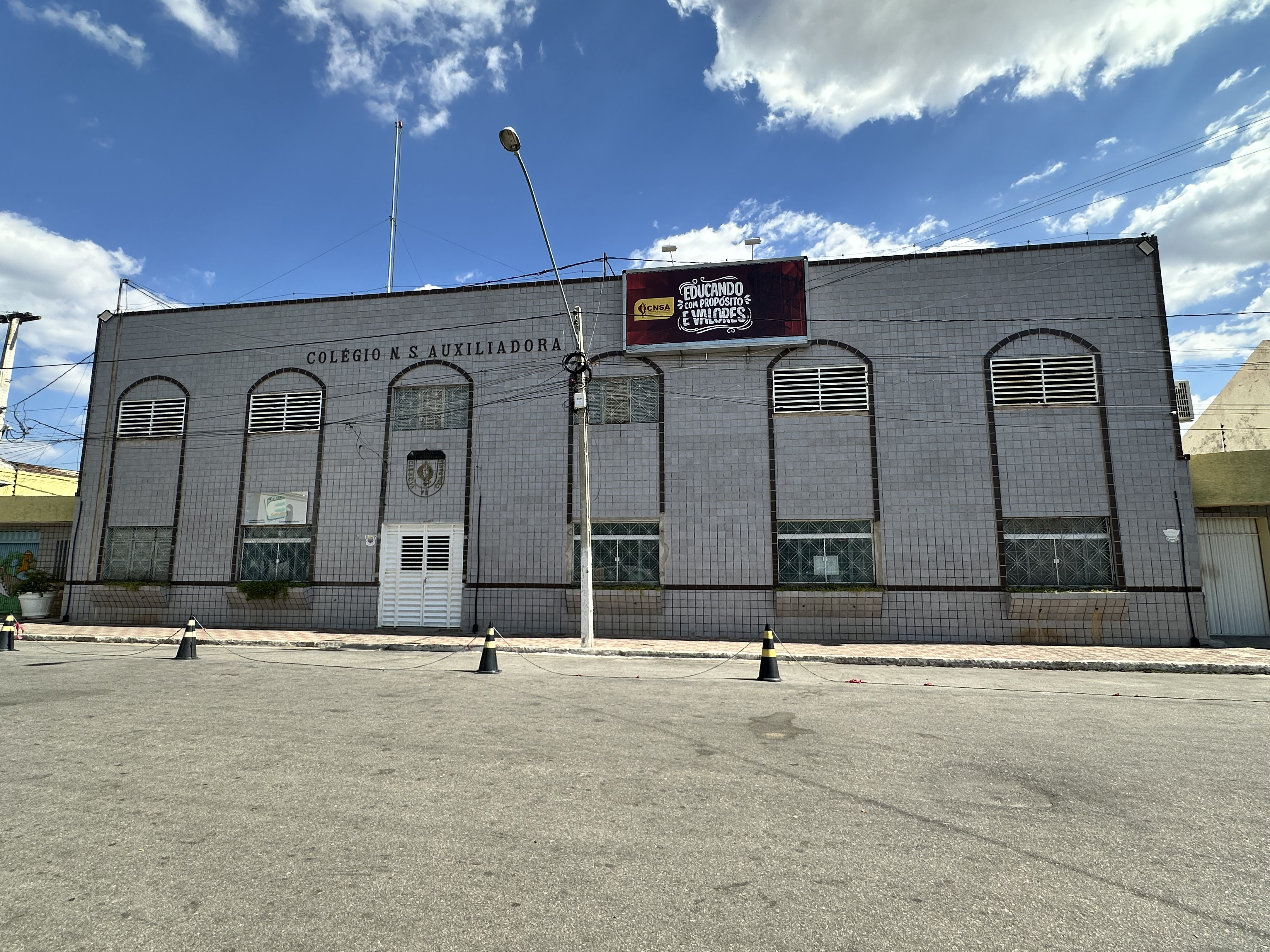 Fachada do Colégio Nossa Senhora Auxiliadora em Sousa