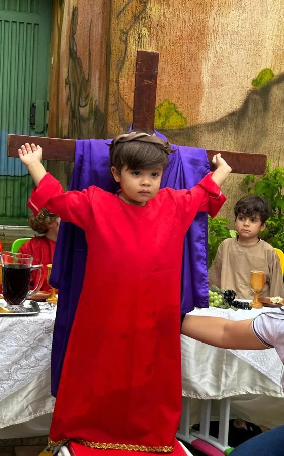 Vivência da Semana Santa na Educação Infantil