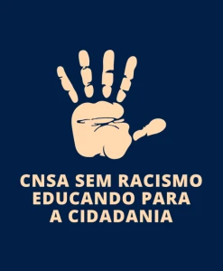Identidade visual do projeto CNSA sem Racismo Educando para a Cidadania